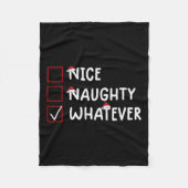 Mooie stout wat Schattigee kerst Fleece Deken (Voorkant)