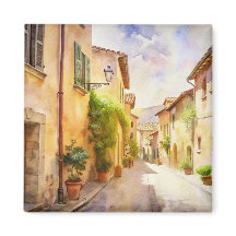 Mooie straat in de Provence.