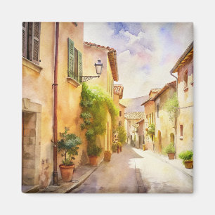 Mooie straat in de Provence. Magneet