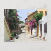 Mooie straat in Rhodes Old Town Briefkaart (Voorkant)