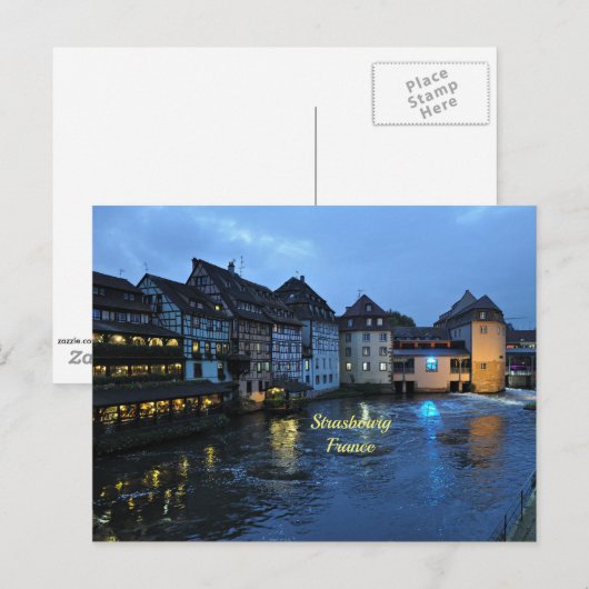 Mooie Straatsburg, Frankrijk Briefkaart (Voorkant / Achterkant)