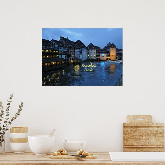Mooie Straatsburg, Frankrijk Poster (Keuken)