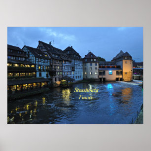 Mooie Straatsburg, Frankrijk Poster