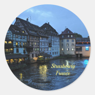 Mooie Straatsburg, Frankrijk Ronde Sticker
