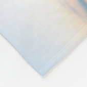 Mooie Strand Bruid Op Strand Met Zonsondergang Fleece Deken (Hoek)