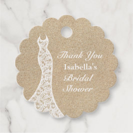 Mooie strand bruidsjurk feest bedank kaartje wit bedankjes labels