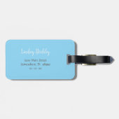 Mooie strand foto Bagagelabel (Achterkant horizontaal)