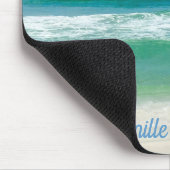 Mooie strand foto oceaangolven gepersonaliseerd muismat (Hoek)