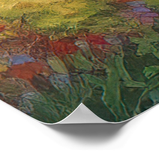 Mooie strand in Griekenland  Poster (Hoek)