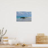 Mooie strand op Great Guana Cay Poster (Keuken)