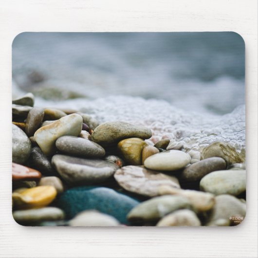 Mooie strand Stones Muismat (Voorkant)