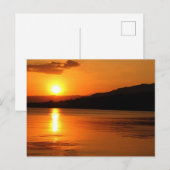 Mooie strand Sunset Briefkaart (Voorkant / Achterkant)