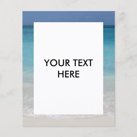 Mooie strand | Turks en Caicos-foto Flyer (Voorkant)