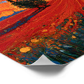 Mooie strand zonsondergang print interieurontwerp (Hoek)