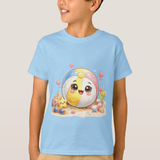Mooie Strandbal - Gelukkige Zomer Stranddag Kunst T-shirt