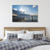 Mooie stranden en hemel canvas afdruk (Insitu (Slaapkamer))