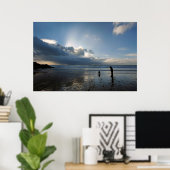 Mooie stranden en hemel poster (Thuiskantoor)