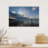 Mooie stranden en hemel poster (Keuken)