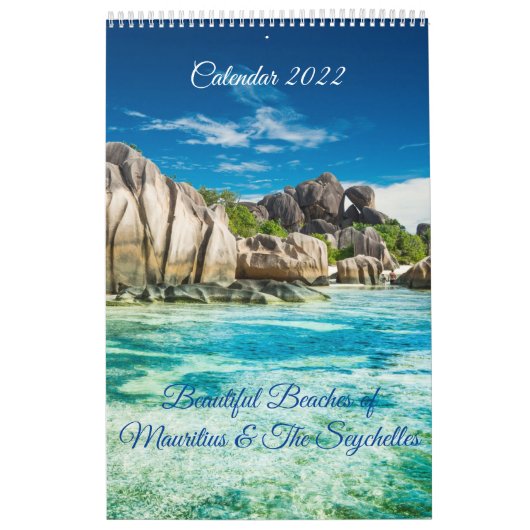 Mooie stranden van Mauritius en de Seychellen Kalender (Hoes)