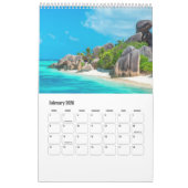 Mooie stranden van Mauritius en de Seychellen Kalender (Feb 2026)