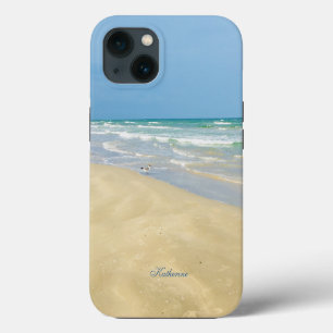 Mooie strandfotografie Strandloper Monogram iPhone 13 Hoesje