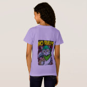 Mooie strandhond zomer T-shirt (Achterkant volledig)