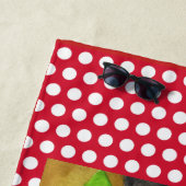 Mooie strandkat handdoek  (In situ)