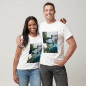 Mooie strandtaferelen t-shirt (Unisex)