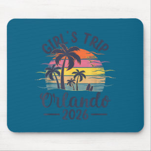 Mooie strandtrip in Orlando vintage zonsondergang Muismat