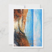 Mooie strandzandduinen kunst (Voorkant)
