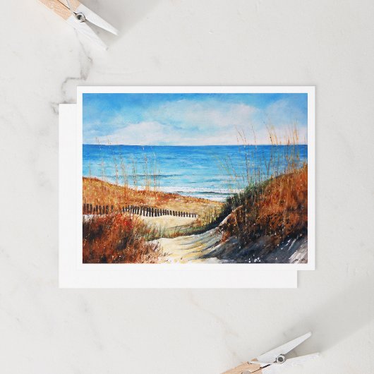 Mooie strandzandduinen kunst