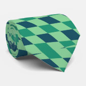 Mooie Streep Groen Roze Stropdas (Opgerold)