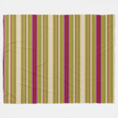 Mooie streepdeken fleece deken (Voorkant (Horizontaal))