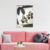 Mooie stretched canvas print (Insitu (Woonkamer))