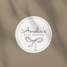 Mooie Strik Neutrale Baby Shower