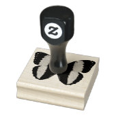 Mooie Stripe Butterfly Rubber Stamp Rubberstempel (Stempel)