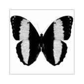 Mooie Stripe Butterfly Rubber Stamp Rubberstempel (Afrduk)