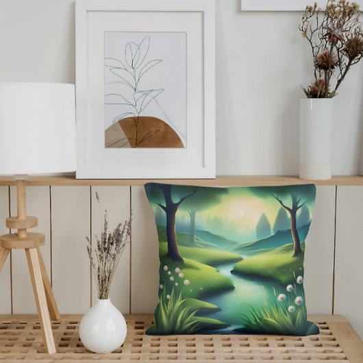 Mooie Stroom Worp Kussen