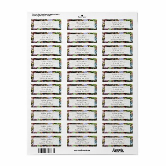 Mooie successen etiket (Full Sheet)