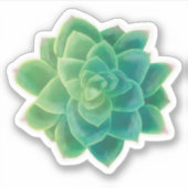Mooie, Succulente Plant Lover Sticker (Voorkant)
