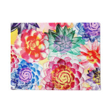 Mooie Succulente Planten Artsy Aquarel