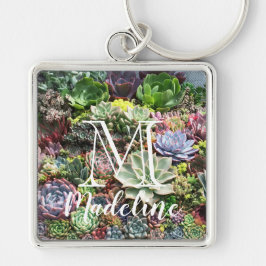 Mooie Succulenten Sleutelhanger