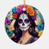 Mooie Sugar Skull Ornament (Voorkant)
