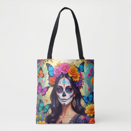 Mooie Sugar Skull Tas (Voorkant)