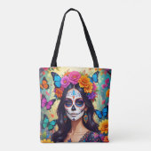 Mooie Sugar Skull Tas (Achterkant)