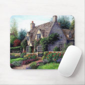 Mooie Summer Cottage Fine Art Muismat (Met muis)