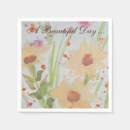 Mooie Summer Garden Party Cocktail servet