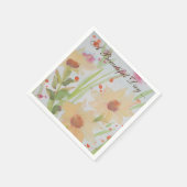 Mooie Summer Garden Party Cocktail servet (Hoek)