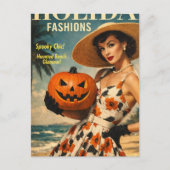 Mooie Summerween-modepopmodel Briefkaart (Voorkant)