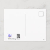 Mooie Sunny White Dahlia Flowers DIY Briefkaart (Achterkant)